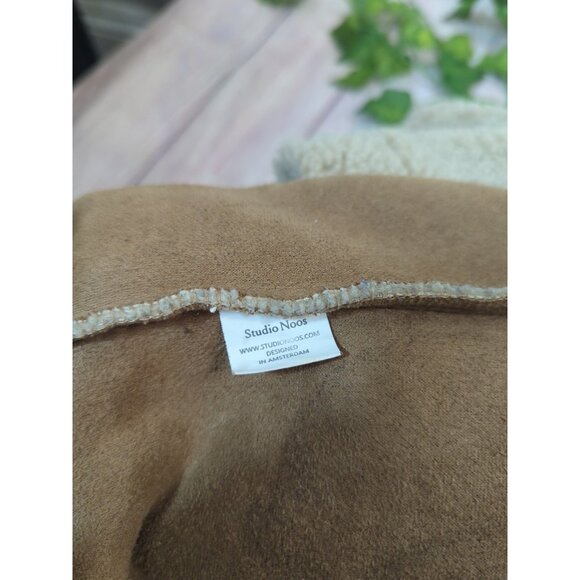 STUDIO NOOS Women's Tote Bag SHEARLING TEDDY SOFT FURRY FUZZY TRENDY AMSTERDAM - Picture 2 of 7